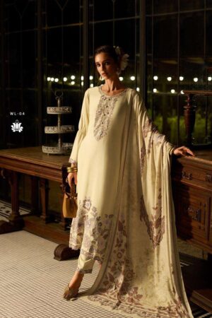 My Fashion Road Varsha Woven Legacy Winter Collection Latest Pashmina Suit | WL – 04