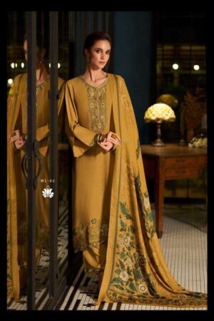 My Fashion Road Varsha Woven Legacy Winter Collection Latest Pashmina Suit | WL – 02
