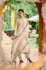 My Fashion Road Varsha Zaria Exclusive Fancy Pashmina Satin Suit | ZR – 04