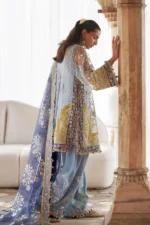My Fashion Road Zaha Gossamer Unstitched Collection 2025 || NILOFAR-E-SHAAM (ZC25-04)