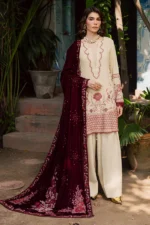 My Fashion Road Nureh Exclusive Leather Peach Unstitched Collection 2025 || NE-181