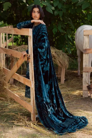 My Fashion Road Nureh Exclusive Leather Peach Unstitched Collection 2025 || NE-186