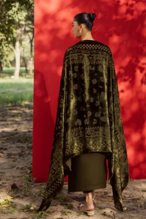 My Fashion Road Nureh Exclusive Leather Peach Unstitched Collection 2025 || NE-190