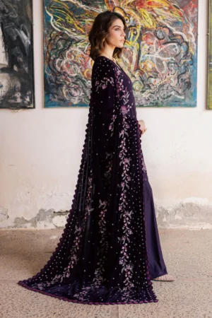 My Fashion Road Nureh Exclusive Leather Peach Unstitched Collection 2025 || NE-182