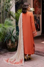 My Fashion Road Nureh Exclusive Leather Peach Unstitched Collection 2025 || NE-184