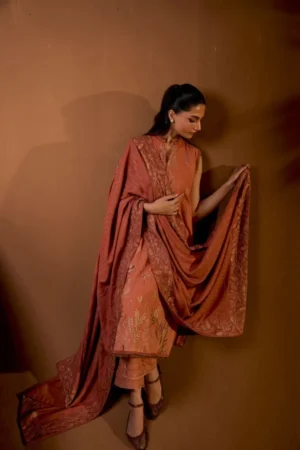 My Fashion Road Sobia Nazir Winter Shawl Unstitched Collection 2025 || WS25-4A