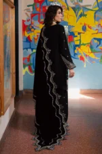 My Fashion Road Nureh Exclusive Leather Peach Unstitched Collection 2025 || NE-185