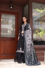 My Fashion Road Sadia Asad Noor Winter Printkhaas Unstitched Collection 2025 || D10- A