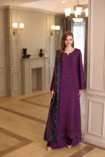 My Fashion Road Sadia Asad Noor Winter Printkhaas Unstitched Collection 2025 || D10 – B