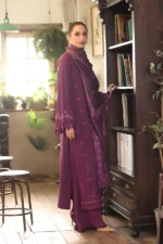 My Fashion Road Sadia Asad Noor Winter Printkhaas Unstitched Collection 2025 || D8 – B