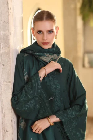 My Fashion Road Sadia Asad Noor Winter Printkhaas Unstitched Collection 2025 || D9- A