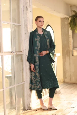My Fashion Road Sadia Asad Noor Winter Printkhaas Unstitched Collection 2025 || D9- A