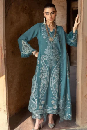 My Fashion Road Crimson Saira Shakira Winter Unstitched Collection 2025 || AFSANEH 5-A