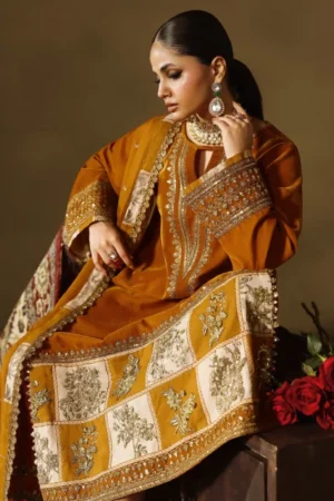 My Fashion Road Charizma Signora Velvet Unstitched Winter Collection 2025 || CSW5-04