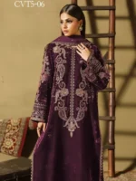My Fashion Road Charizma Signora Velvet Unstitched Winter Collection 2025 || CVT5-06