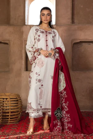 My Fashion Road Crimson Saira Shakira Winter Unstitched Collection 2025 || CYRA 6-B