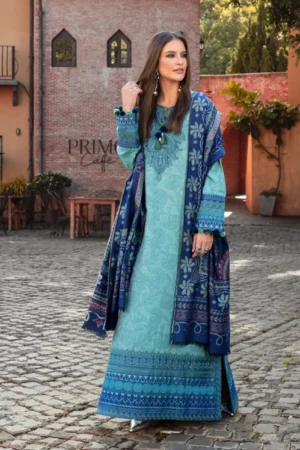 My Fashion Road Mushq Broadway Winter Unstitched Collection 2025 || Chianti Glow