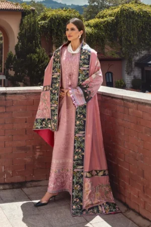 My Fashion Road Mushq Broadway Winter Unstitched Collection 2025 || Cortona Bloom