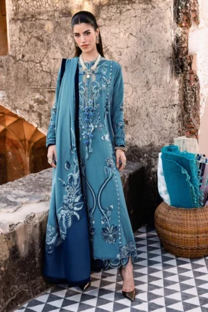 My Fashion Road Crimson Saira Shakira Winter Unstitched Collection 2025 || FRIYA 2-B