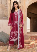 My Fashion Road Crimson Saira Shakira Winter Unstitched Collection 2025 || GULNAAR 4-A