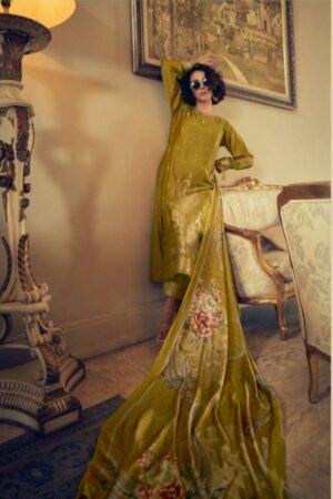 My Fashion Road Aiqa Nora Fancy Bemberg Pashmina Winter Suits | M – 1152