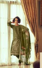 My Fashion Road Aiqa Nora Fancy Bemberg Pashmina Winter Suits | M – 1155