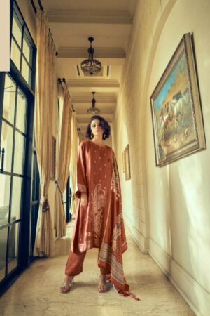 My Fashion Road Aiqa Nora Fancy Bemberg Pashmina Winter Suits | M – 1156