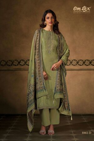My Fashion Road Omtex Freya Designer Silk Jacquard Style Latest Suit | 8461 – D