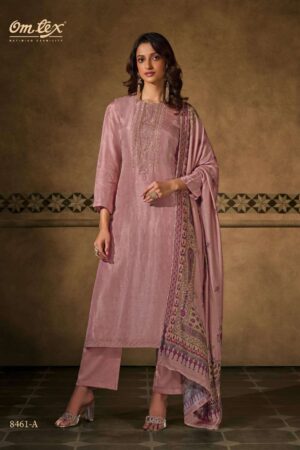 My Fashion Road Omtex Freya Designer Silk Jacquard Style Latest Suit | 8461 – A