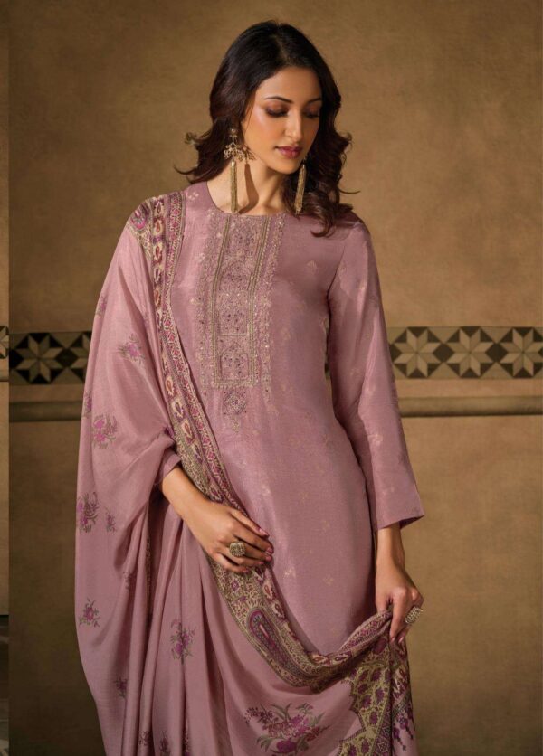 My Fashion Road Omtex Freya Designer Silk Jacquard Style Latest Suit | 8461 – A
