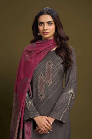 My Fashion Road Omtex Alessia Pure Pashmina Jacquard Suit | 10061 – A