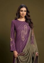 My Fashion Road Omtex Alessia Pure Pashmina Jacquard Suit | 10061 – D