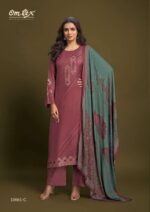 My Fashion Road Omtex Alessia Pure Pashmina Jacquard Suit | 10061 – C