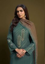 My Fashion Road Omtex Alessia Pure Pashmina Jacquard Suit | 10061 – B