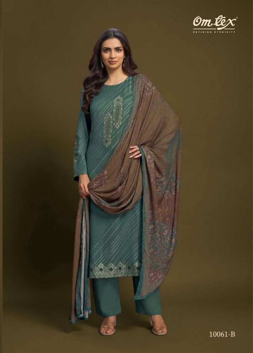 My Fashion Road Omtex Alessia Pure Pashmina Jacquard Suit | 10061 – B My Fashion Road Omtex Alessia Pure Pashmina Jacquard Suit | 10061 – B