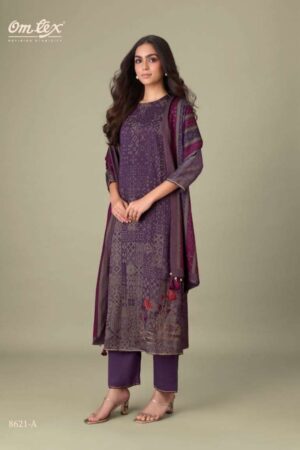 My Fashion Road Omtex Maryam Winter Collection Fancy Ladies Suit | 8621 – A