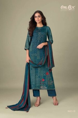 My Fashion Road Omtex Maryam Winter Collection Fancy Ladies Suit | 8621 – D