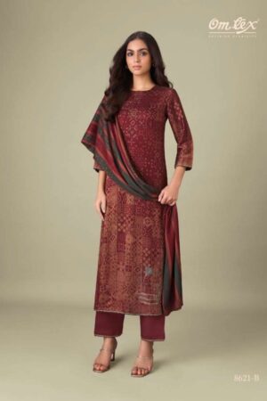 My Fashion Road Omtex Maryam Winter Collection Fancy Ladies Suit | 8621 – B