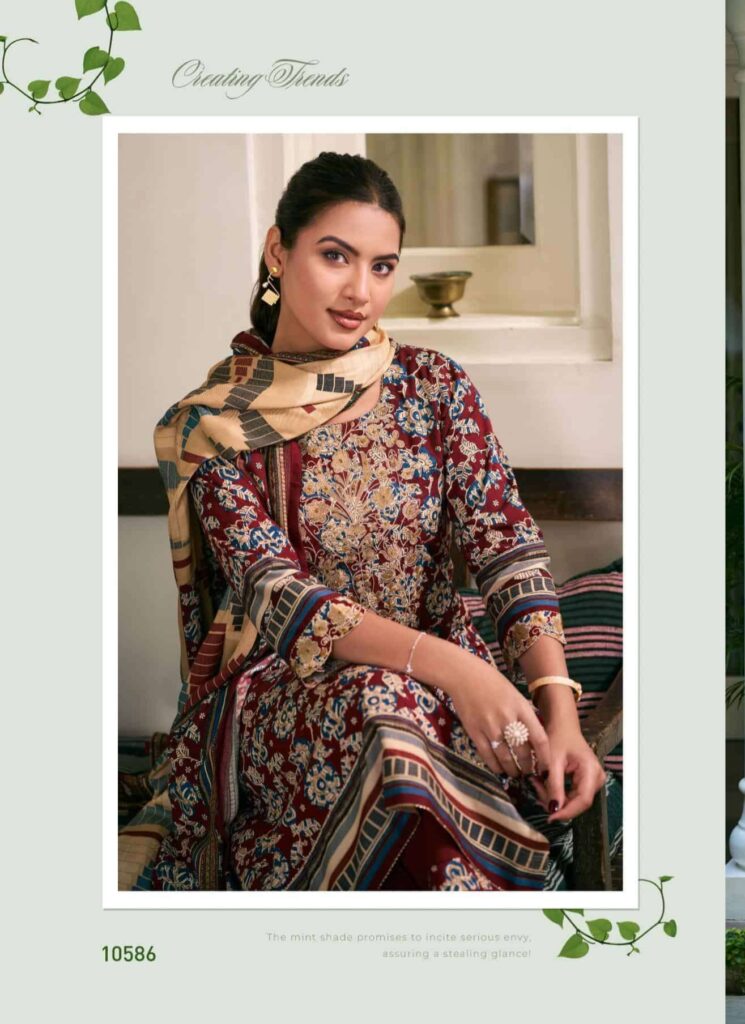 My Fashion Road Jay Vijay Nakhrey Winter Collection Fancy Ladies Suit | 10586
