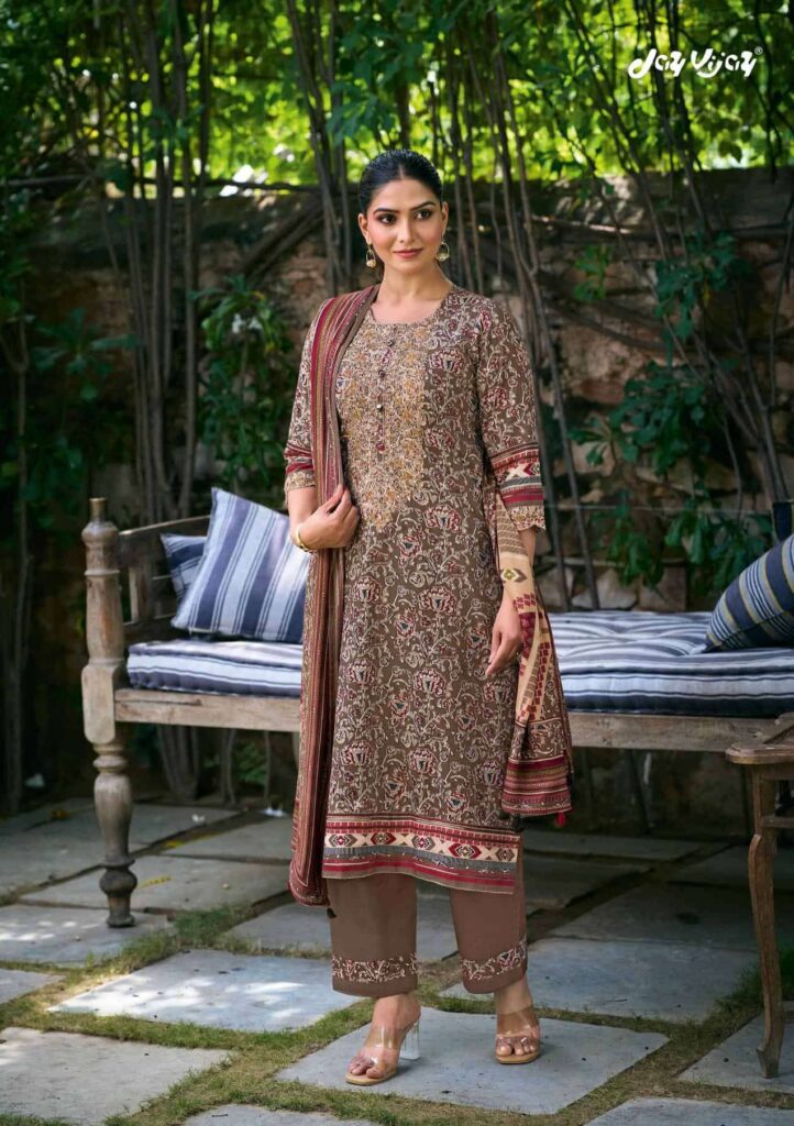 My Fashion Road Jay Vijay Nakhrey Winter Collection Fancy Ladies Suit | 10585