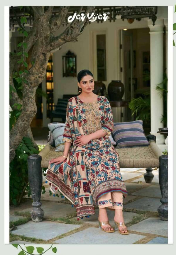 My Fashion Road Jay Vijay Nakhrey Winter Collection Fancy Ladies Suit | 10583