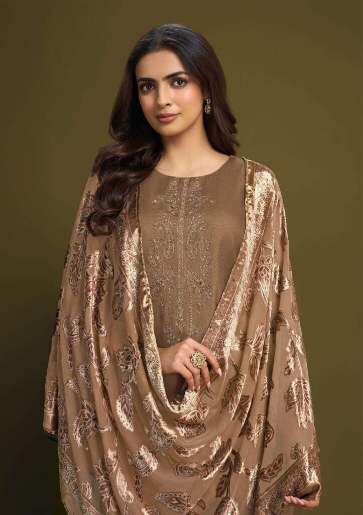My Fashion Road Omtex Nimaya Vol 3 Pure Pashmina Winter Collection Suit | 10081 – C