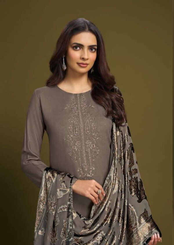 My Fashion Road Omtex Nimaya Vol 3 Pure Pashmina Winter Collection Suit | 10081 – B