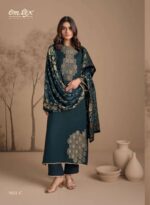 My Fashion Road Omtex Soraya Designer Pure Pashmina Jacquard Suit | 9031 – C