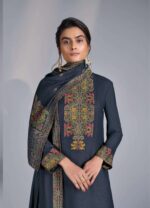 My Fashion Road Omtex Antonella Exclusive Pure Pashmina Jacquard Suit | 10021 – A