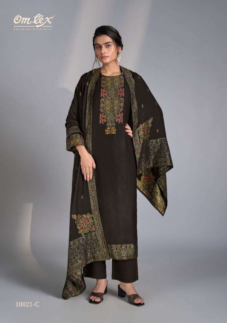 My Fashion Road Omtex Antonella Exclusive Pure Pashmina Jacquard Suit | 10021 – C My Fashion Road Omtex Antonella Exclusive Pure Pashmina Jacquard Suit | 10021 – C