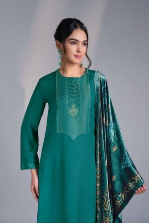 My Fashion Road Omtex Jimena Pure Pashmina Jacquard Designer Suit | 10031 – D