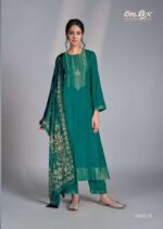 My Fashion Road Omtex Jimena Pure Pashmina Jacquard Designer Suit | 10031 – D