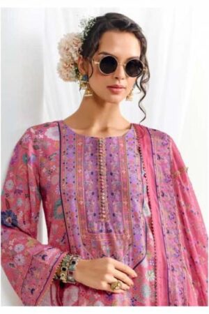 My Fashion Road Kimora Heer Chamak Muslin Digital Print Kinari Gotta Work Salwar Kameez – 9802