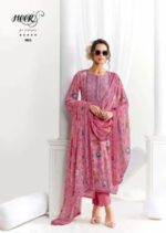My Fashion Road Kimora Heer Chamak Muslin Digital Print Kinari Gotta Work Salwar Kameez – 9802